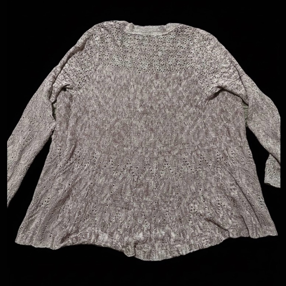 Two-One-Two New York Women’s Cardigan – Open Knit Lightweight Sweater - Picture 3 of 3